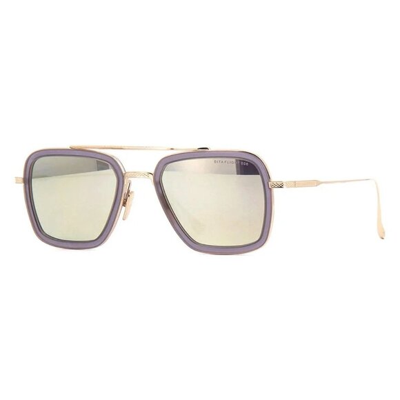 NEW DITA SUNGLASSES GOLD GREY AVIATOR UNISEX EYEWEAR DITA - Picture 1 of 3